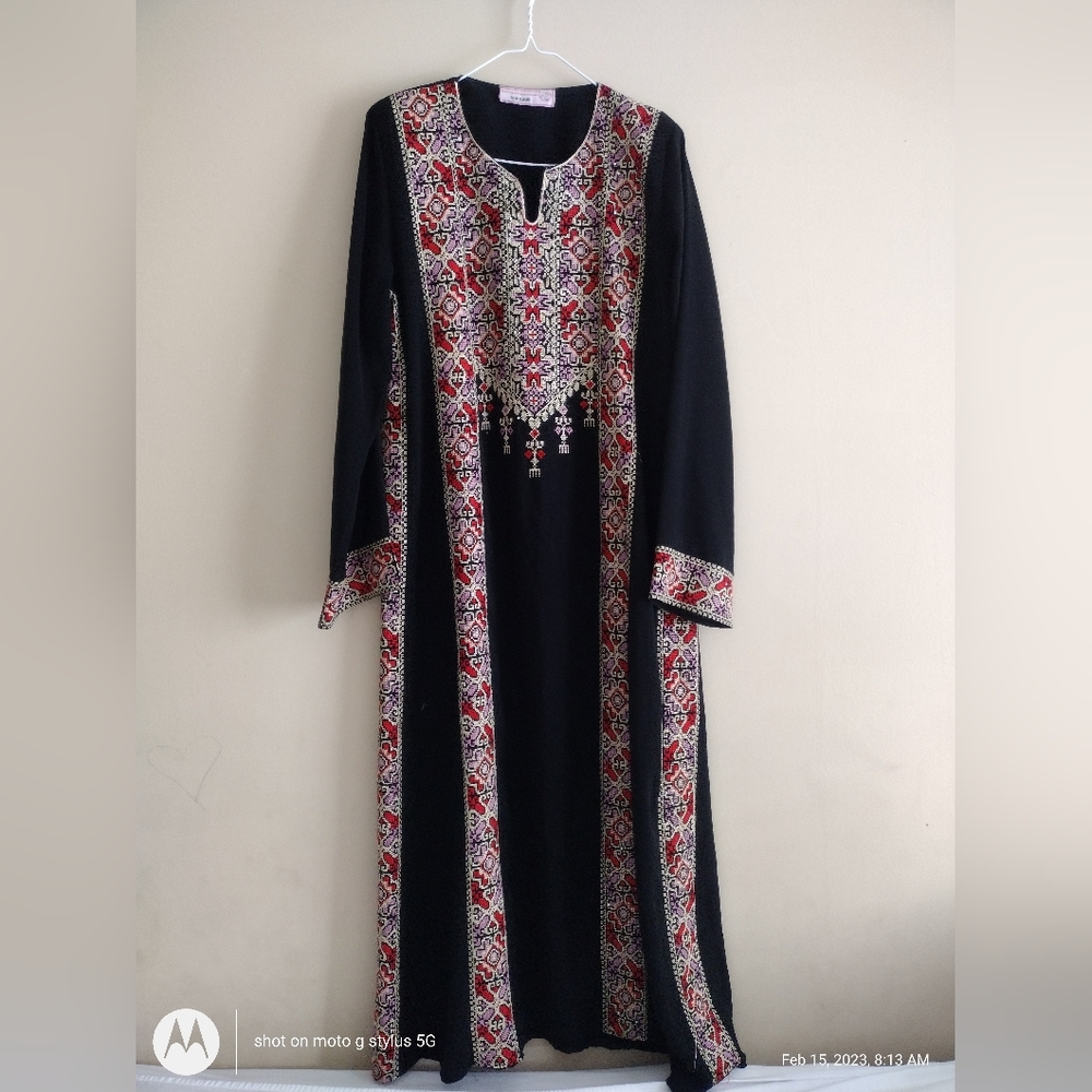 Jordan / Palestinian Maxi Dress Embroidery XL